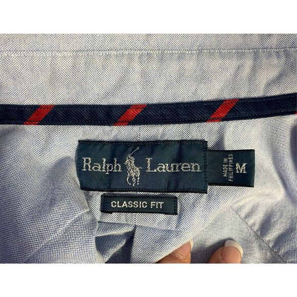 Ralph Lauren Men’s Button Down Classic Fit Shirt Sz. M Oxford Iconic Preppy - Picture 13 of 13
